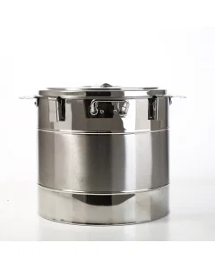 20 liter deep steel food container