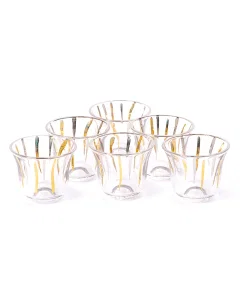 Coffee cup set 6 pieces burner