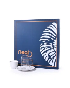 Bialat and cups set, 18 pieces