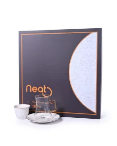 Bialat and cups set, 18 pieces