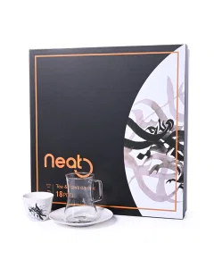 Bialat and cups set, 18 pieces