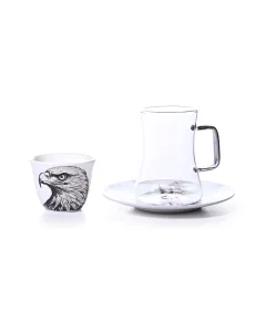 Bialat and cups set, 18 pieces