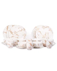 Porcelain Dinner Set 24 Pieces Beige