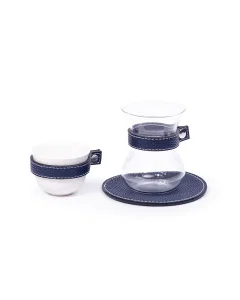 Bialat and Fanajil set, 18 pieces, blue