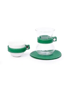 Bialat and Fanajil set, 18 pieces, green