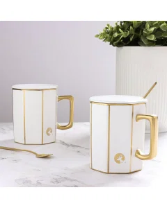 cup set with 2 tablets with the plate and a cover