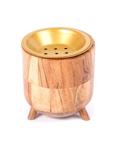 large wood incense burner
