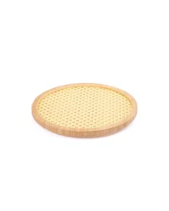 Round movable serving dish, size 30 * 2.7 cm