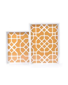 White wooden tofa set 2 pieces