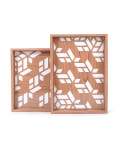 Wooden tofa set 2 pieces