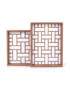 Wooden tofa set 2 pieces
