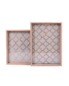 Wooden tofa set 2 pieces