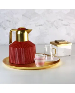 Linda thermos 1 liter golden red