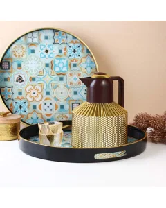 Linda thermos 1 liter golden brown