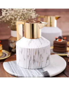 Lamoda thermos second edition gold marble, 1 liter