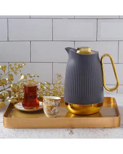 Allen thermos 1 liter gray gold