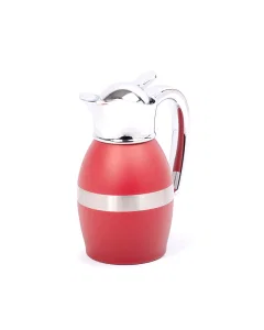 Ella steel thermos 0.6 liter red silver