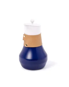 Roja thermos 0.65 liter blue white