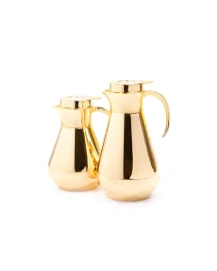 Aseel thermos set, 2 tablets, golden steel