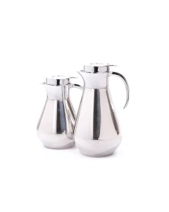 Aseel thermos set, 2 pieces, silver steel