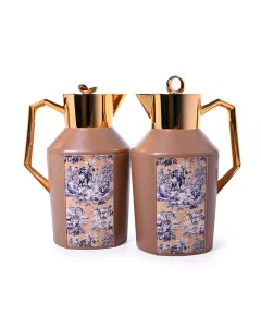 Atheer brown thermos set of 2 pieces