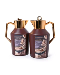 Atheer burgundy thermos set of 2 pieces