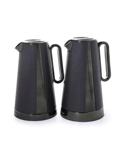 Florin gray black thermos set