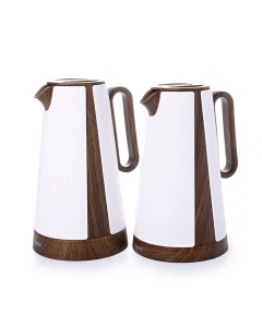 Florin blan an bwa thermos ansanm