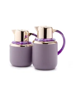 Ghaida thermos set, 2 pieces, purple