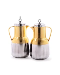 Golden silver Shaden thermos set