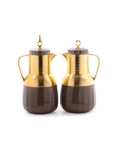 Golden brown Shaden thermos set