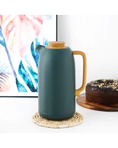 Carmen Vacuum Flask1 liter wooden oily wooden