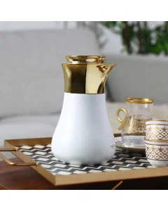 Ronda thermos 0.35 liter white and gold