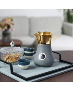 Ronda thermos 0.35 liter gray gilt