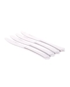 Dinner knife set, engraved 4 pieces