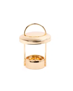 Incense burner with golden stand