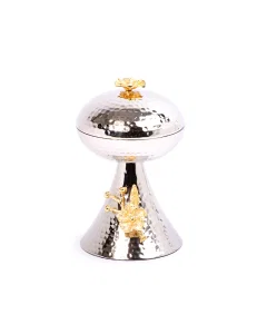 12 cm gilded nickel serving bowl