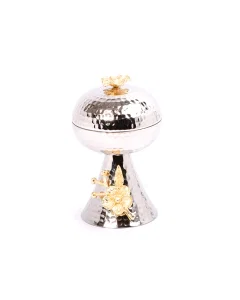 10 cm gilded nickel serving bowl