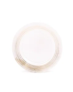 Gold white glass plate