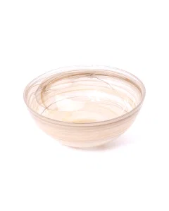 Large brown black glass vase