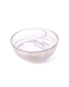 Medium brown black glass vase