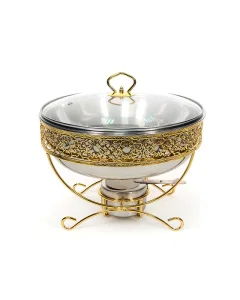 Buffet heater 4 liters gold