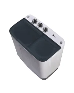 Midea washing machine top load, twin tub, 5 kg wash, 3.6 kg dry, white
