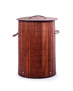 Brown round storage basket 35*50