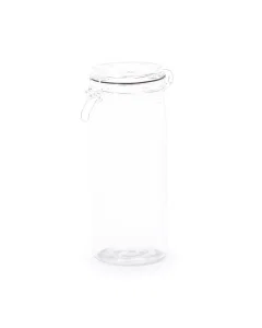 Glass jar with locking lid, 1300 ml