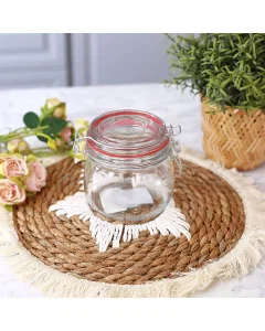 Glass jar with lock 550ml