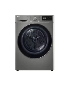 LG front-loading clothes dryer, 10 kg, silver