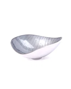 Gray serving bowl