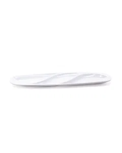 White divided serving plate, size 48 * 14.8