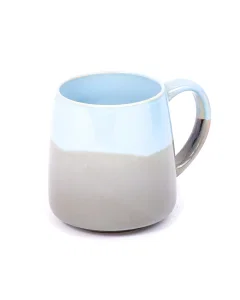 Blue gray porcelain cup